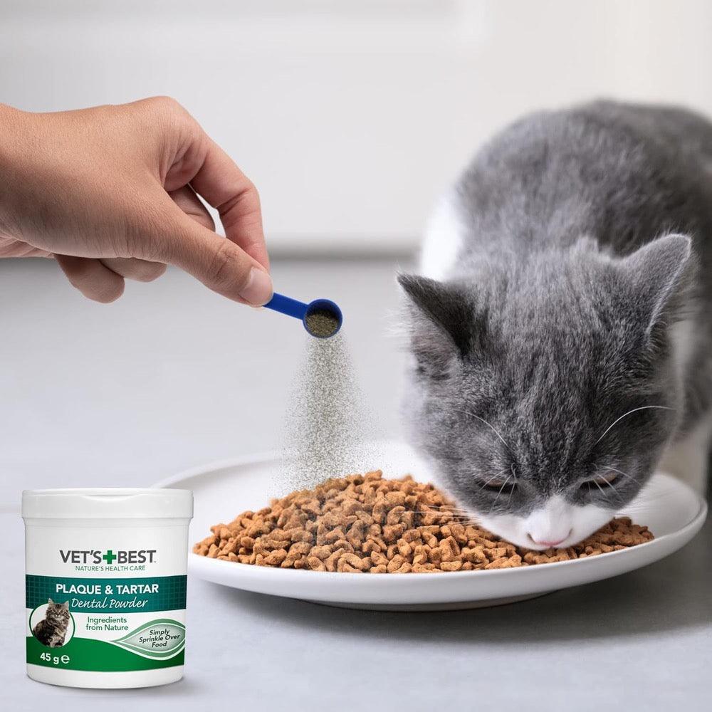 VET'S BEST Dental Powder For Cats 45G - Sparklet