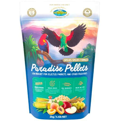 VETAFARM Paradise Pellets 2KG - Sparklet