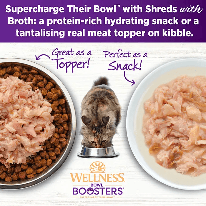 WELLNESS Bowl Boosters Wet Cat Food Salmon & Tuna 50GX12 - Sparklet