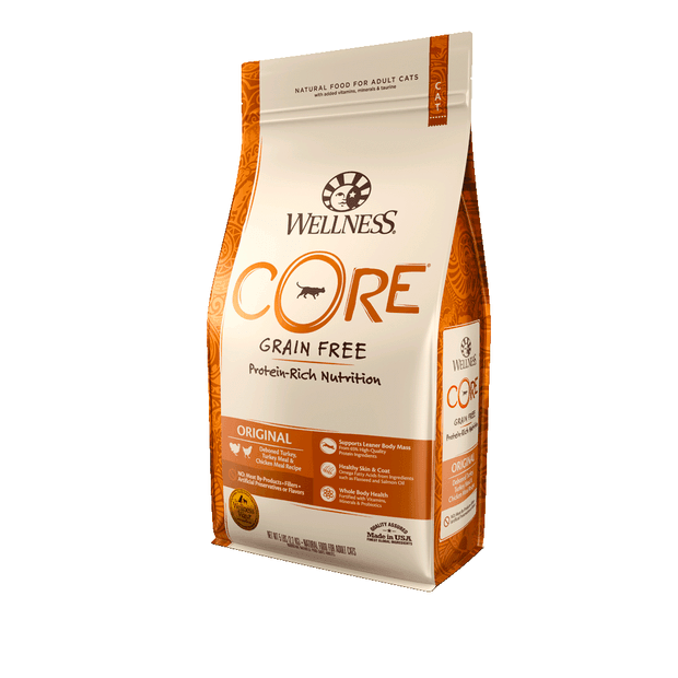 WELLNESS CORE Grain Free Original Turkey & Chicken Dry Cat Food 2.27KG - Sparklet