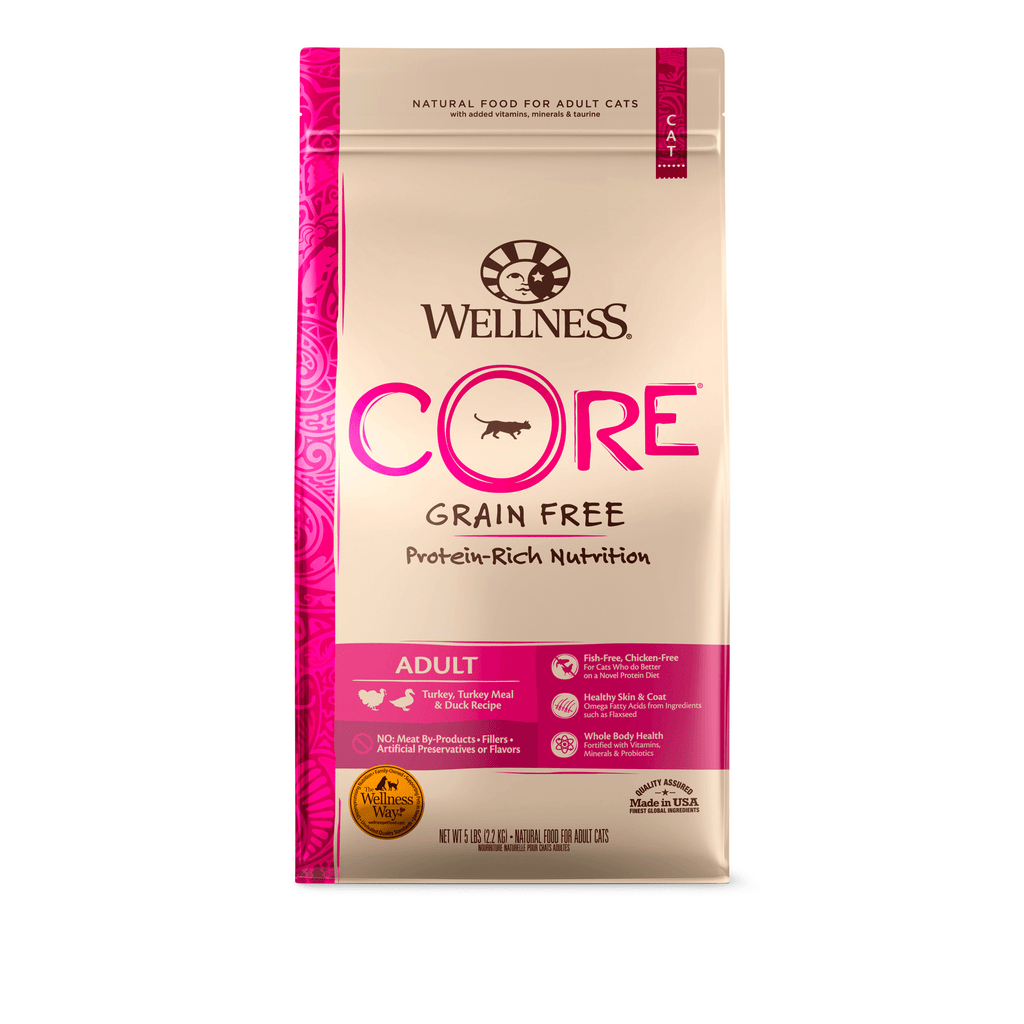 WELLNESS CORE Grain Free Turkey & Duck Dry Cat Food 2.27KG - Sparklet