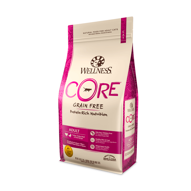 WELLNESS CORE Grain Free Turkey & Duck Dry Cat Food 2.27KG - Sparklet