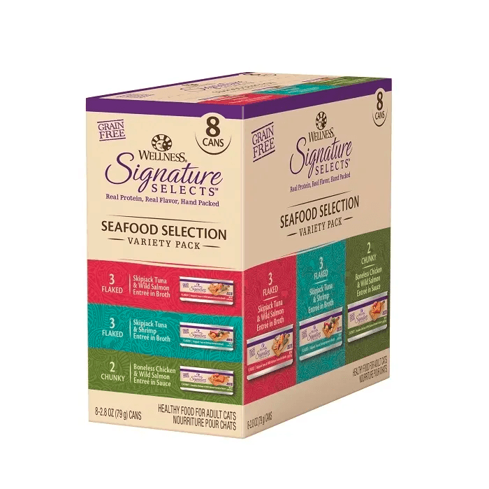 WELLNESS Core Signature Selects Wet Cat Food Seafood Variety 79GX8 - Sparklet