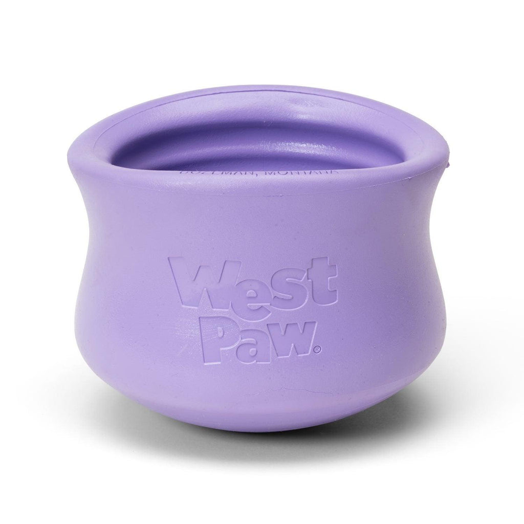 WEST PAW Toppl Treat Dispensing Wobbling Dog Toy & Food Bowl - Lavender - Sparklet