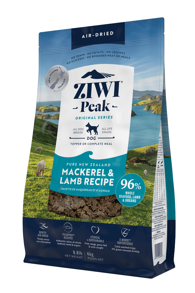 ZIWI PEAK Dog Air Dried Mackerel & Lamb - 4kg - Sparklet