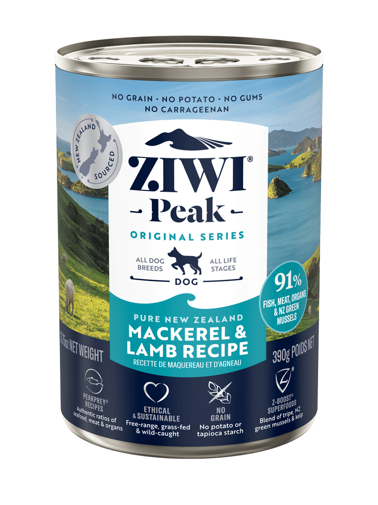 ZIWI PEAK Dog Dog Can Mackerel & Lamb 390G / 390G X 12 - Sparklet