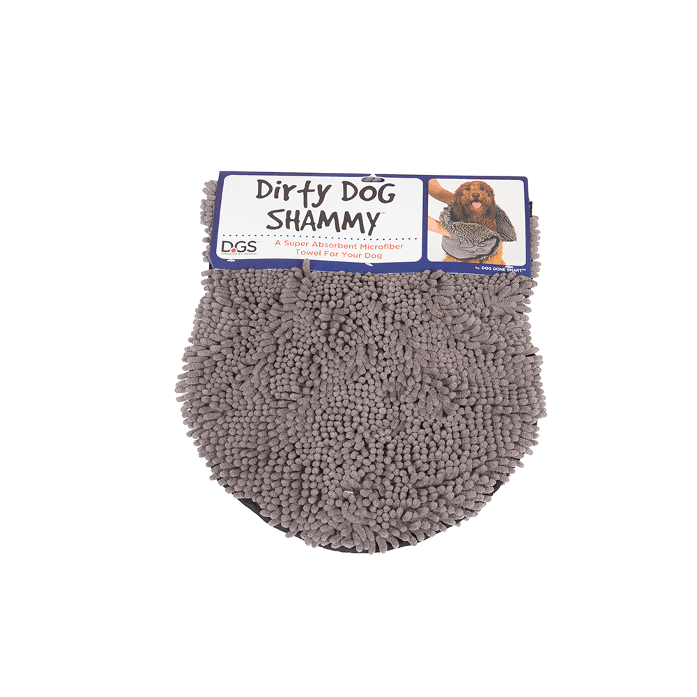 DGS Dirty Shammy Super Absorbent Towel For Dogs - Grey - Sparklet