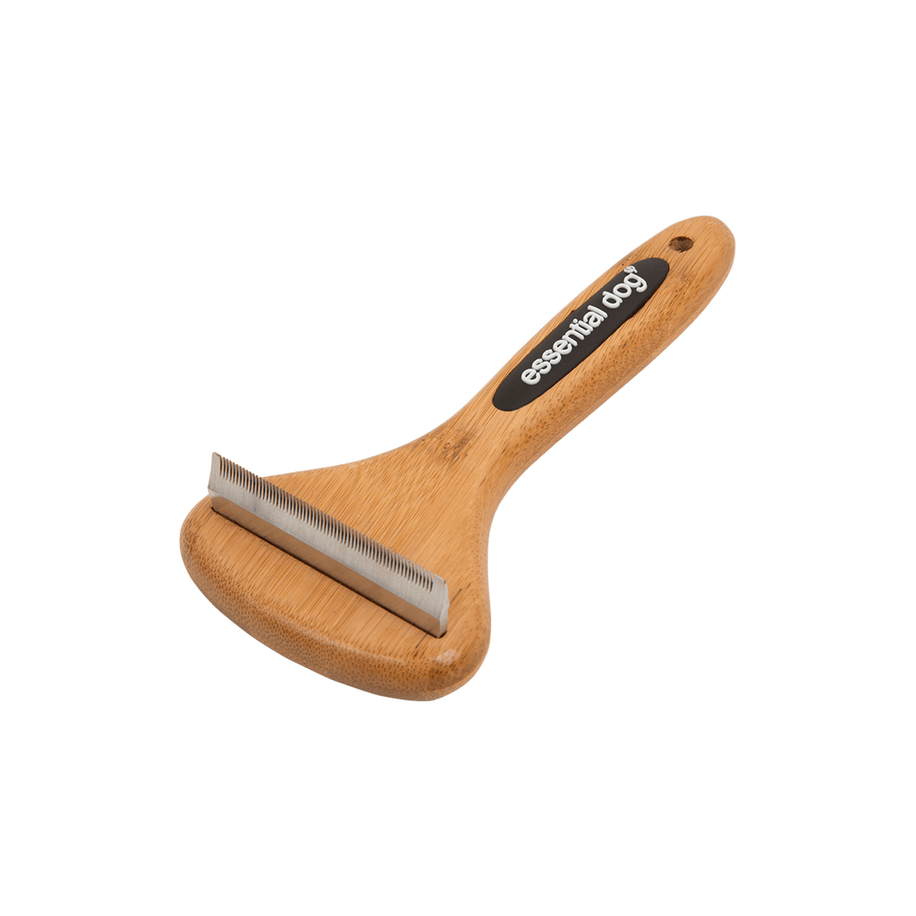 ESSENTIAL DOG Natural Bamboo Deshedding Brush: Dogs & Cats - Sparklet