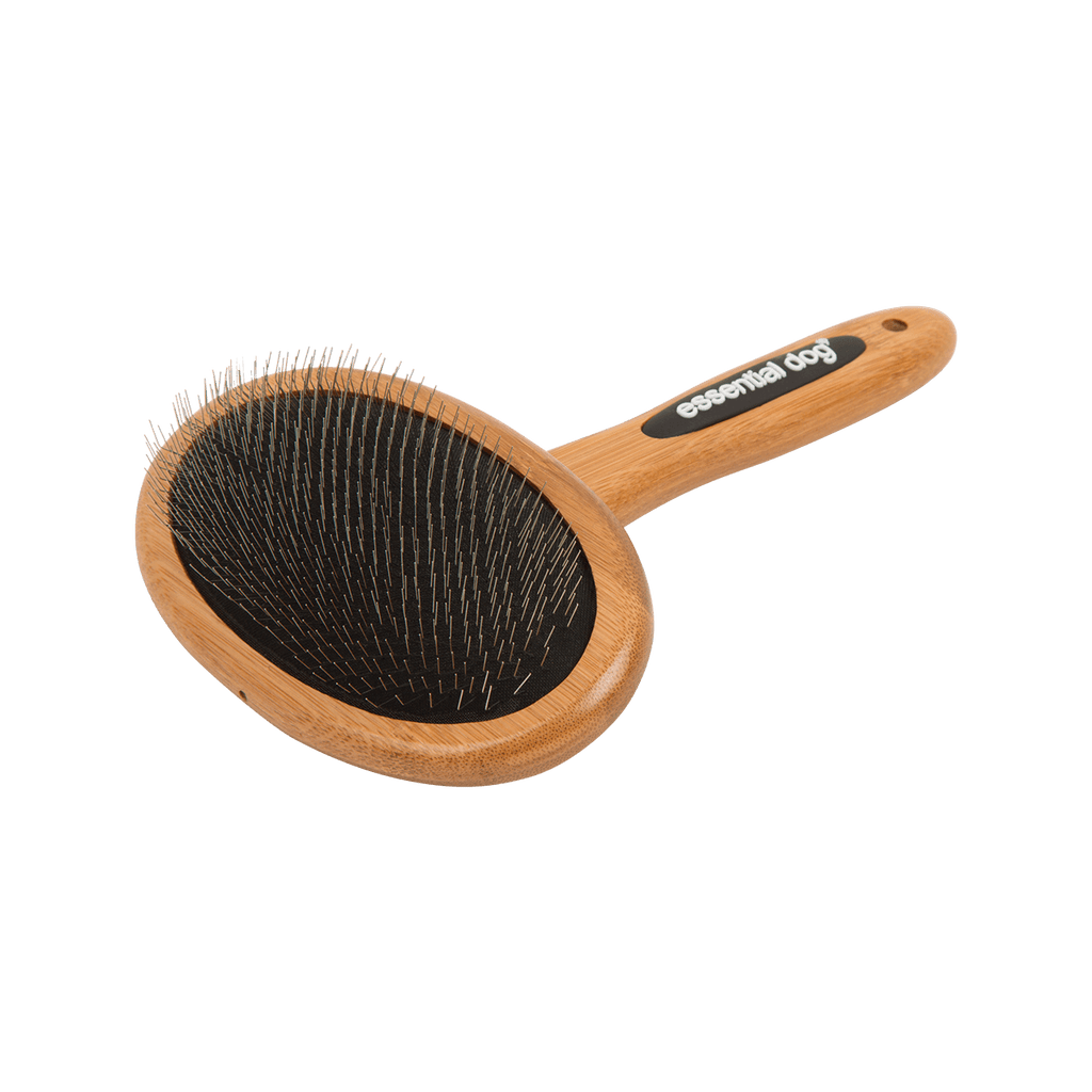 ESSENTIAL DOG Natural Bamboo Slicker Brush: Dogs & Cats - Sparklet