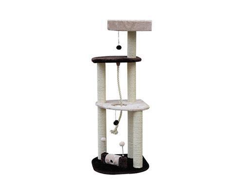 FELINE CARE Cat Scratch Post White/Brown - Sparklet