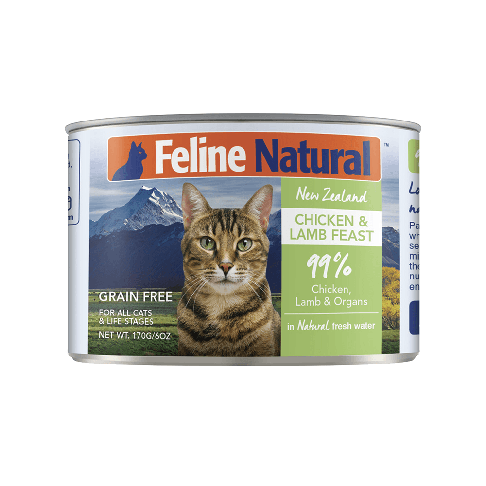 Feline Natural Canned Chicken and Lamb 170G / 170G X 12 - Sparklet