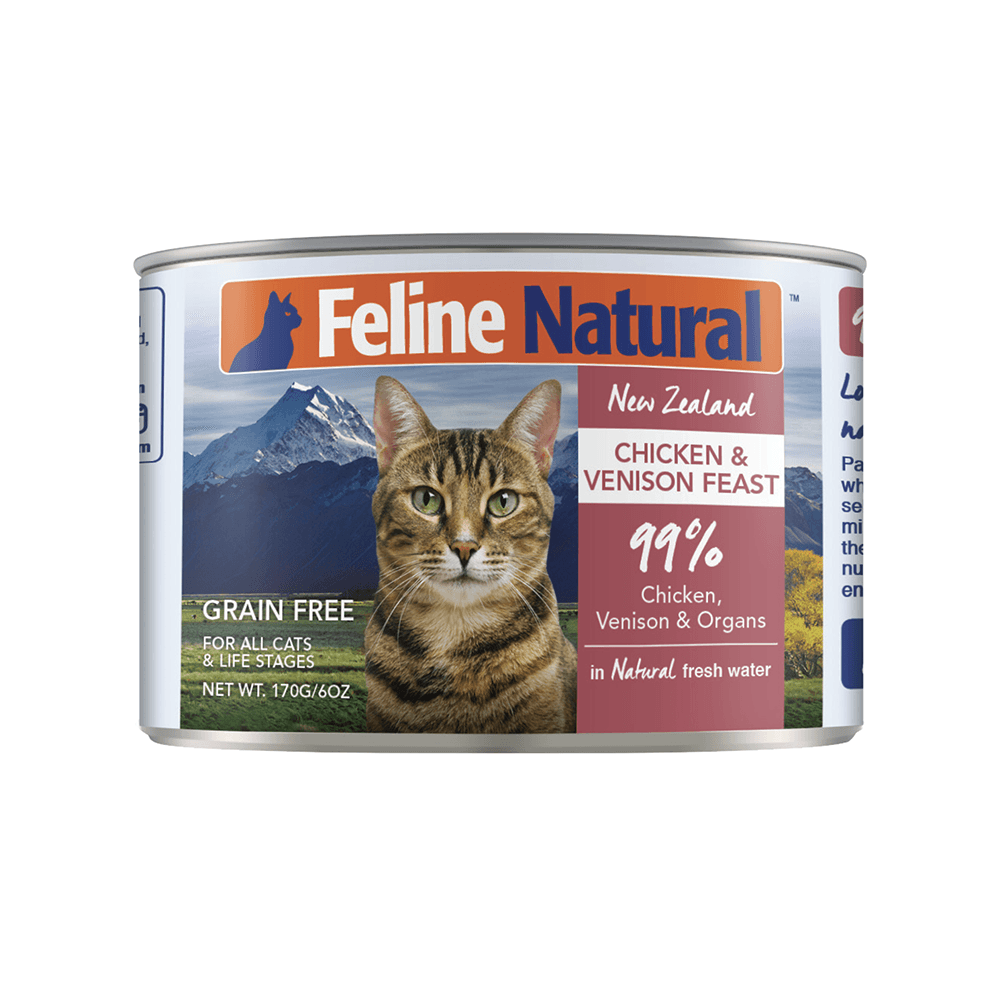 Feline Natural Canned Chicken and Venison 170G / 170G X 12 - Sparklet