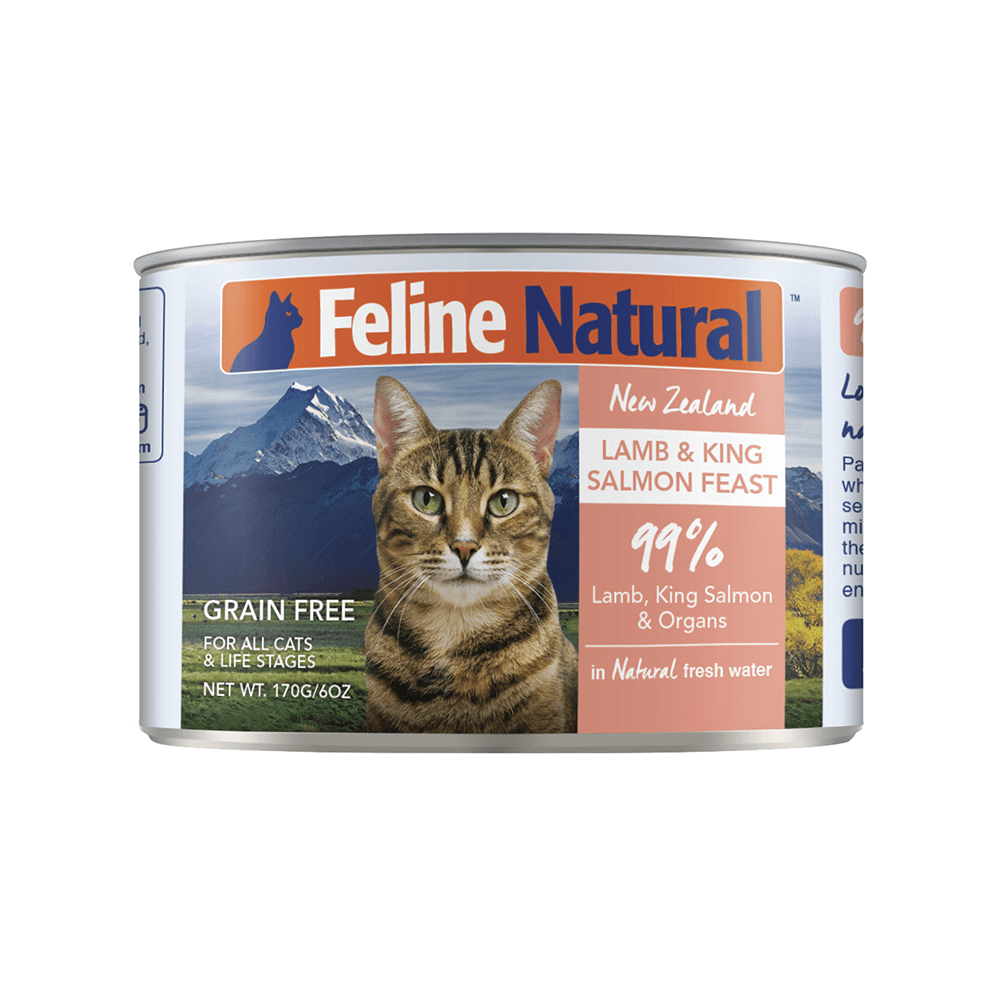 Feline Natural Canned Lamb and Salmon 170G / 170G X 12 - Sparklet