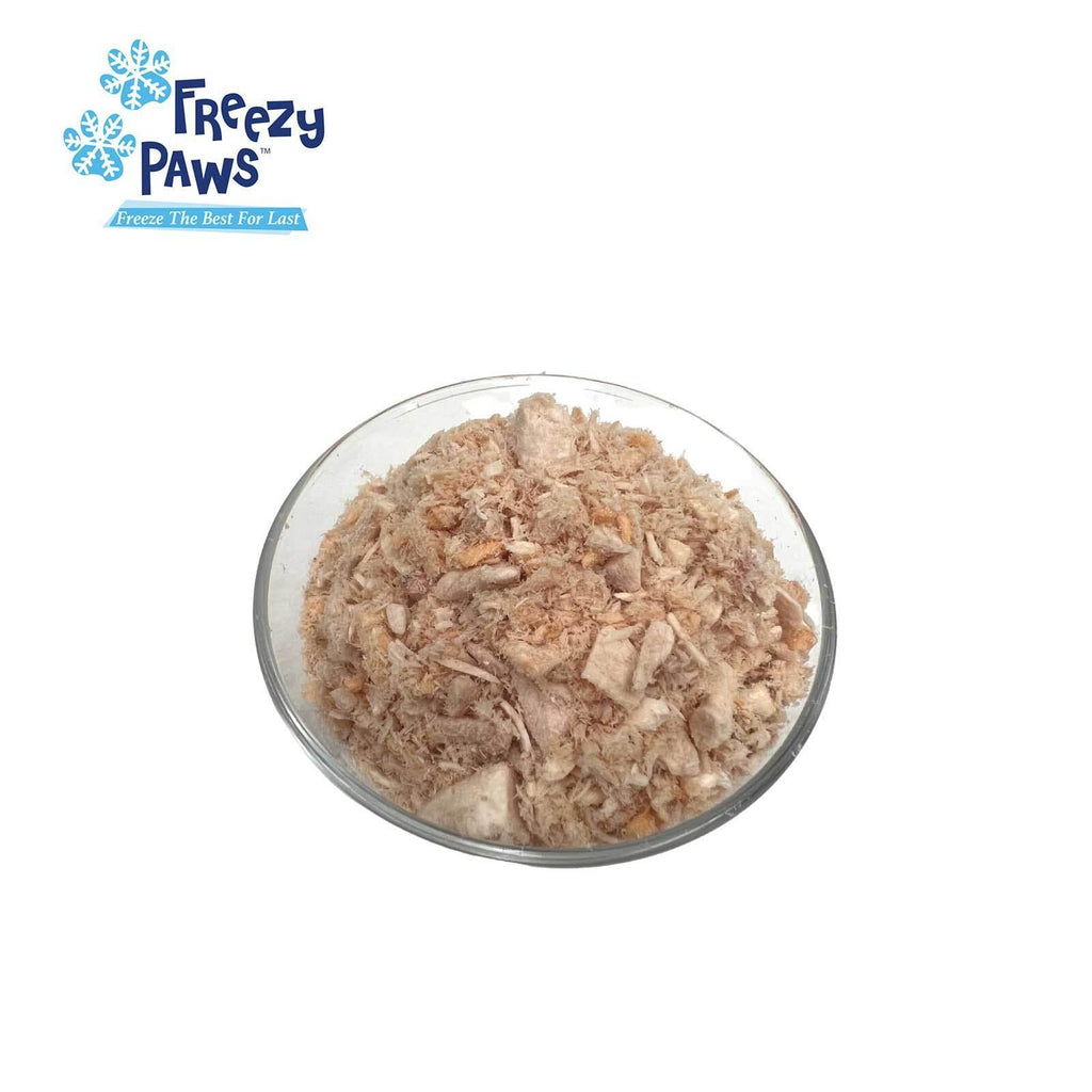 FREEZY PAWS Freeze-Dried Chicken Breast and Salmon Raw - Topper Mix 80G - Sparklet