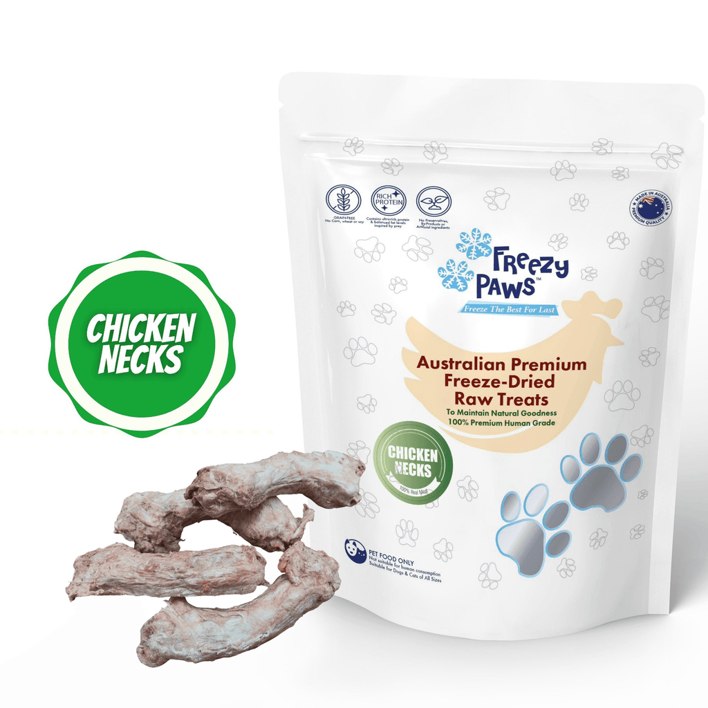 FREEZY PAWS Freeze-Dried Chicken Neck Raw - Sparklet