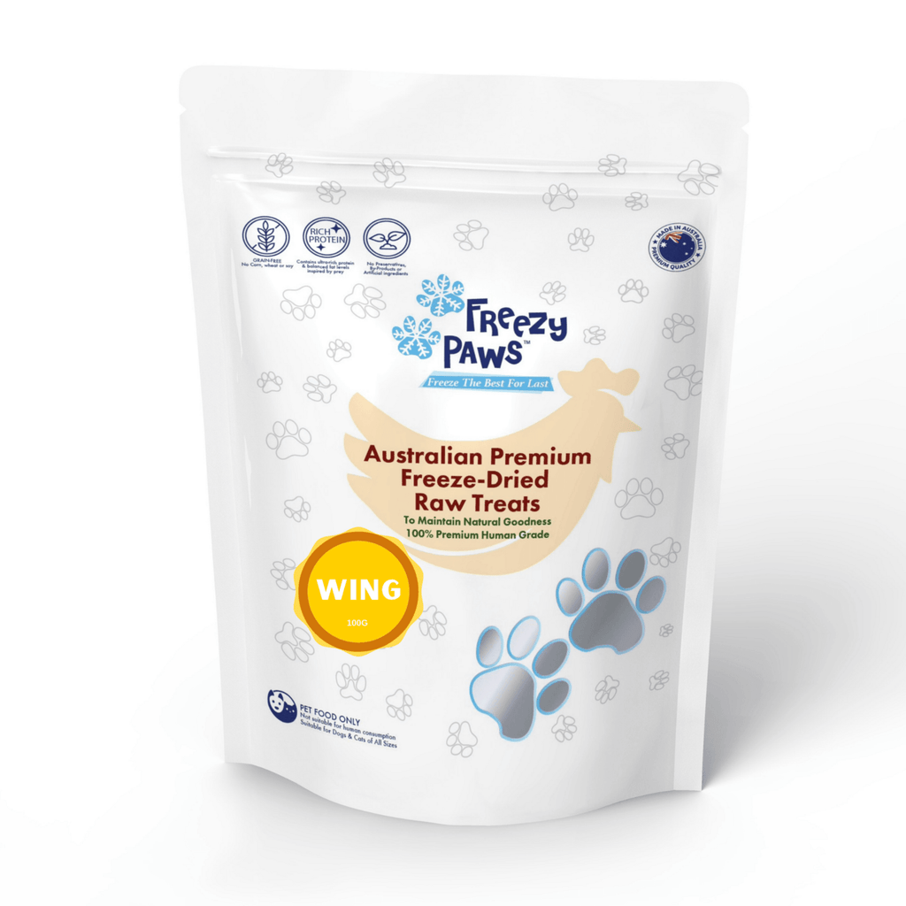 FREEZY PAWS Freeze Dried Chicken Wing Raw - Sparklet