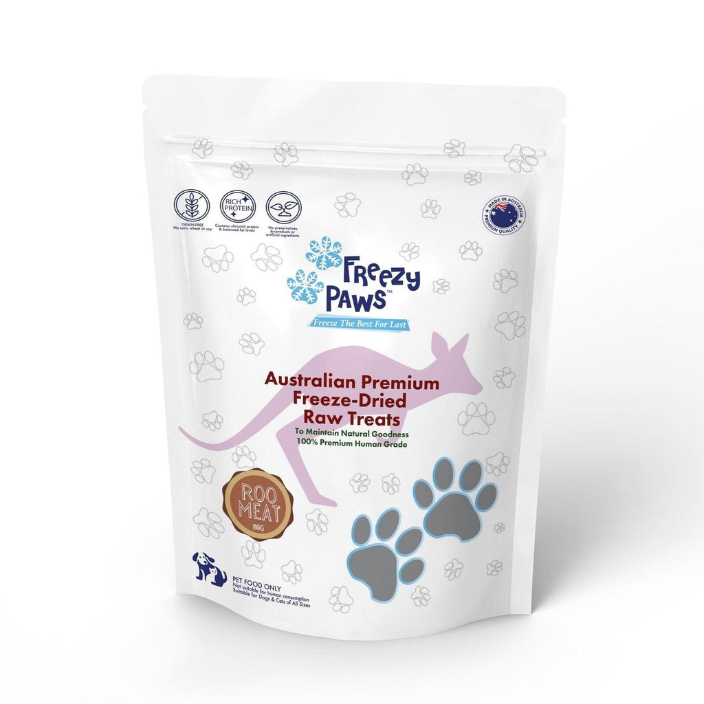 FREEZY PAWS Freeze Dried Kangaroo Meat Raw - Sparklet