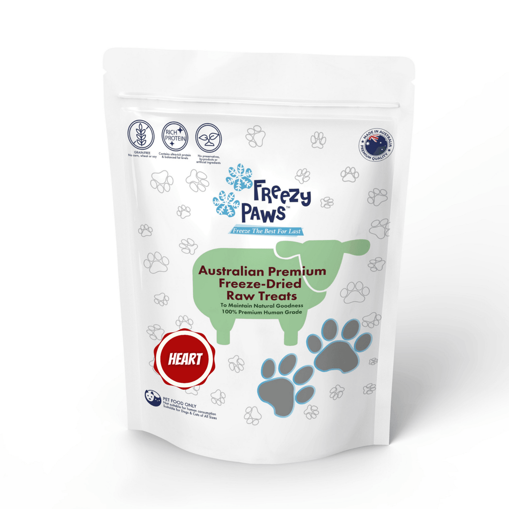 FREEZY PAWS Freeze Dried Lamb Heart Raw - Sparklet