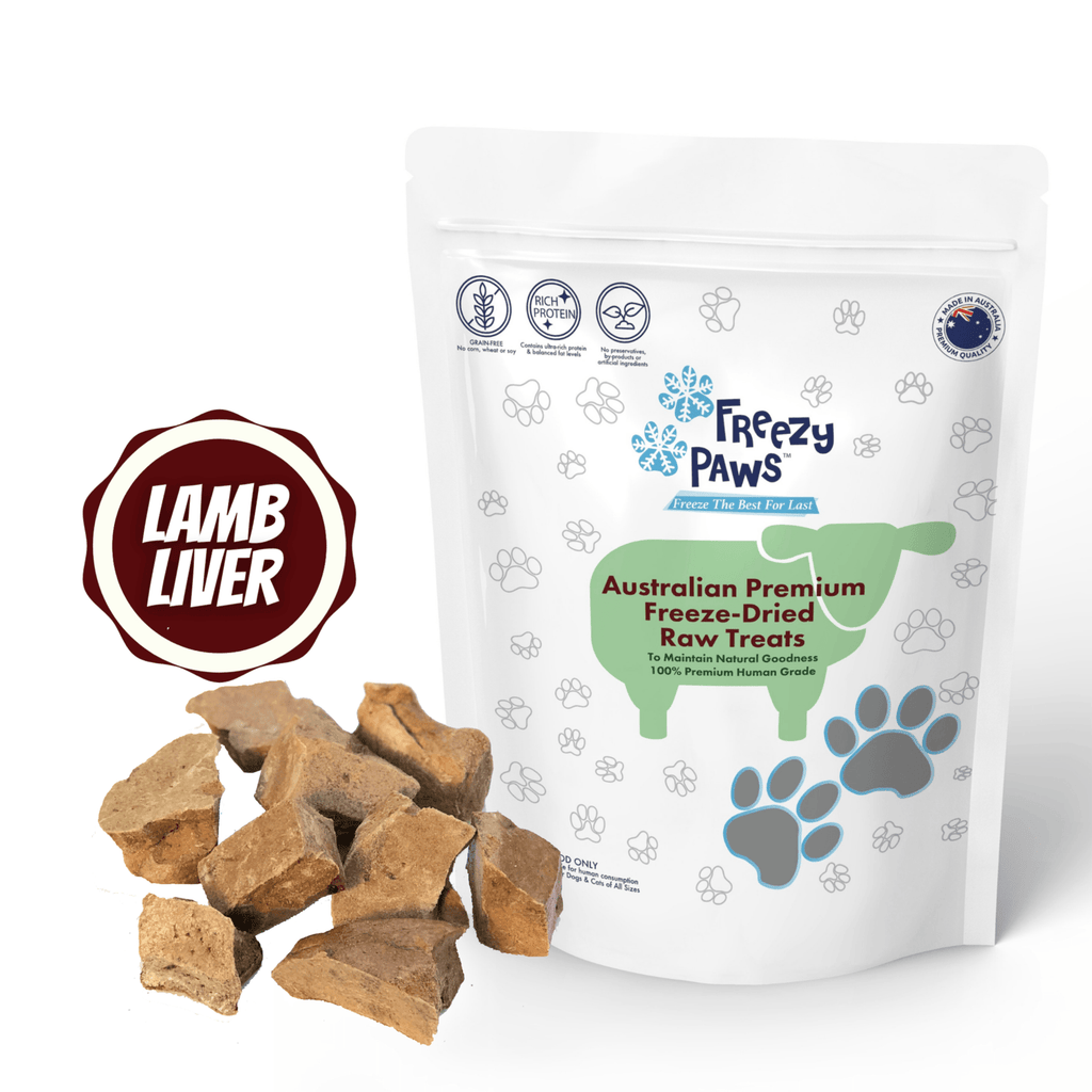 FREEZY PAWS Freeze-Dried Lamb Liver Raw - Sparklet