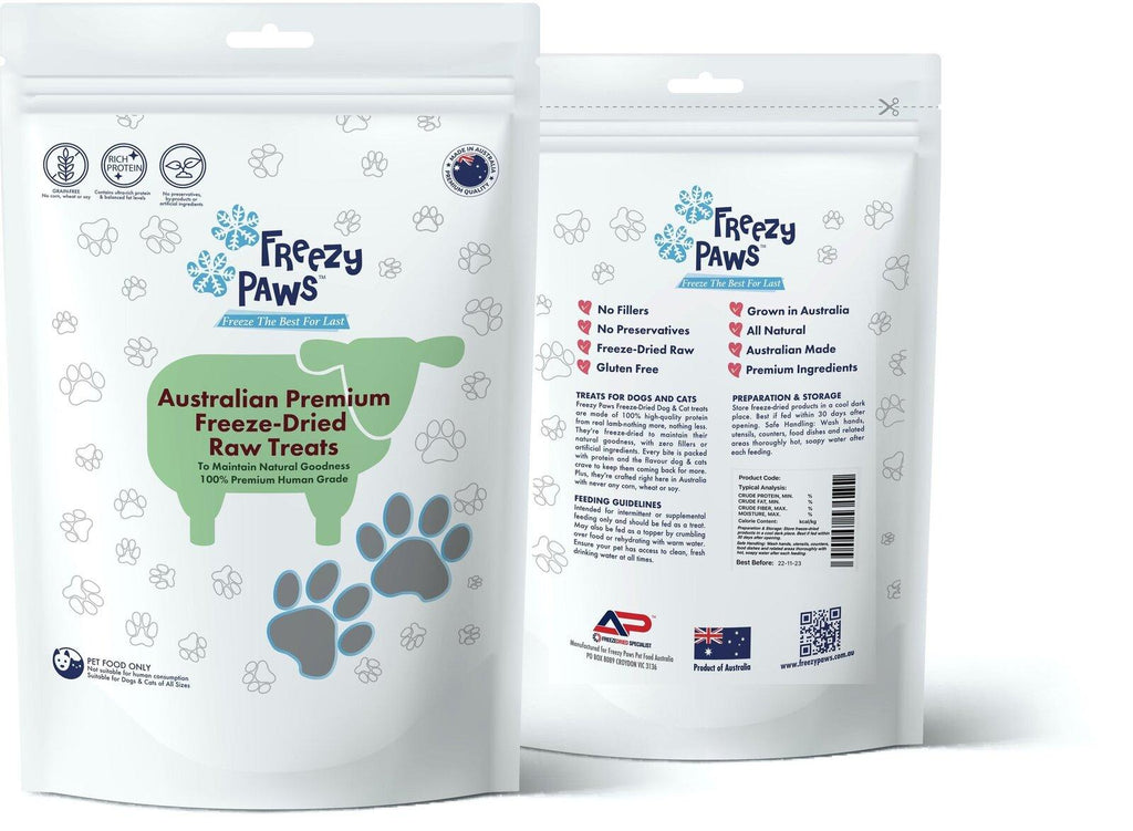 FREEZY PAWS Freeze-Dried Lamb Liver Raw - Sparklet