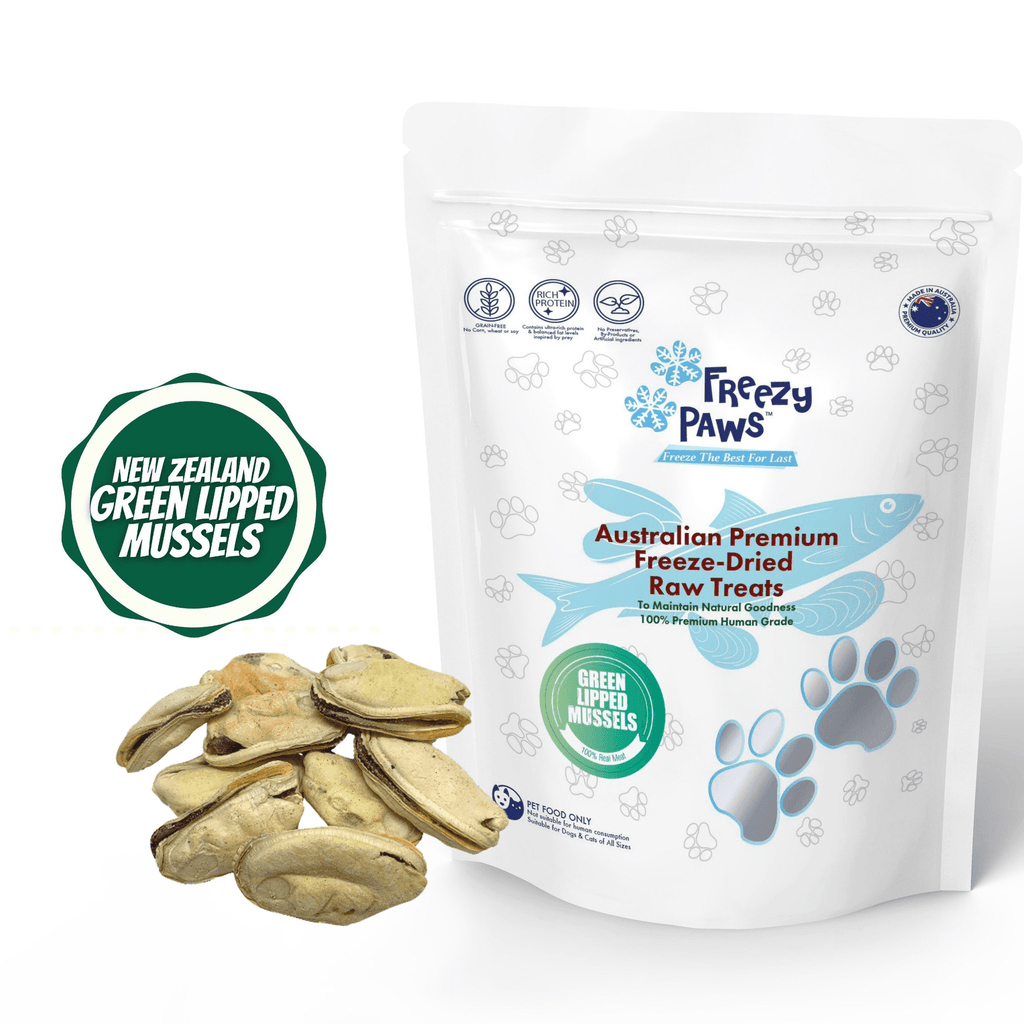 FREEZY PAWS Freeze Dried Mussel Raw - Sparklet