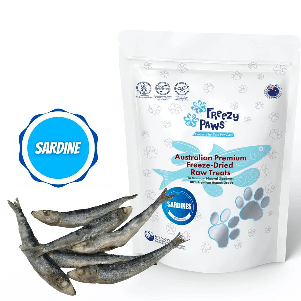 FREEZY PAWS Freeze Dried Sardine Raw - Sparklet