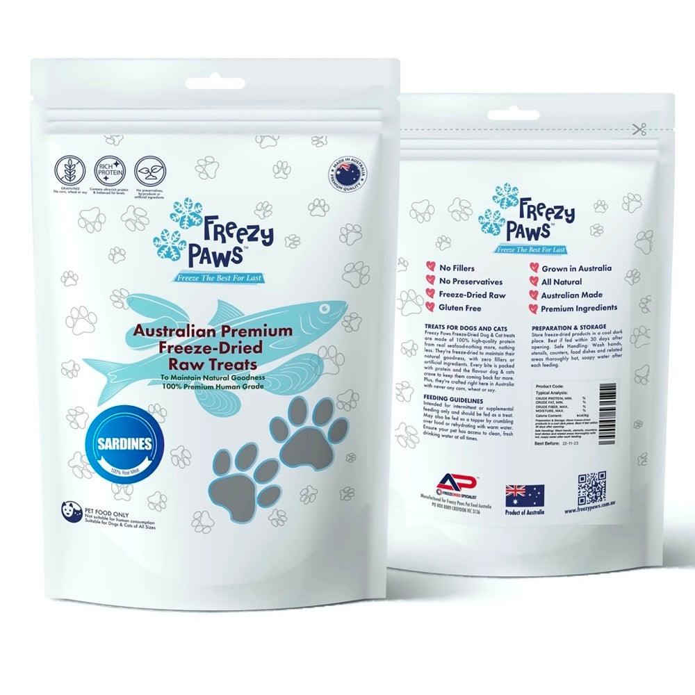 FREEZY PAWS Freeze Dried Sardine Raw - Sparklet