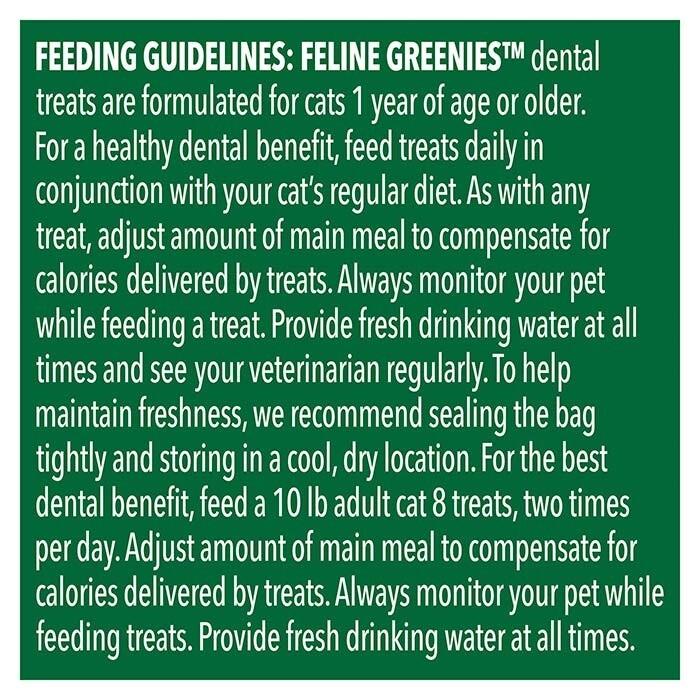 GREENIES VOHC Approved Cat Dental Treats - Catnip 60G - Sparklet