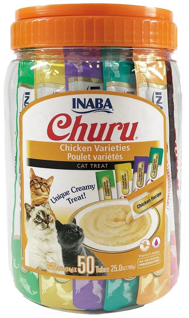 INABA Churu Chicken Varieties 50 Tubes - Sparklet