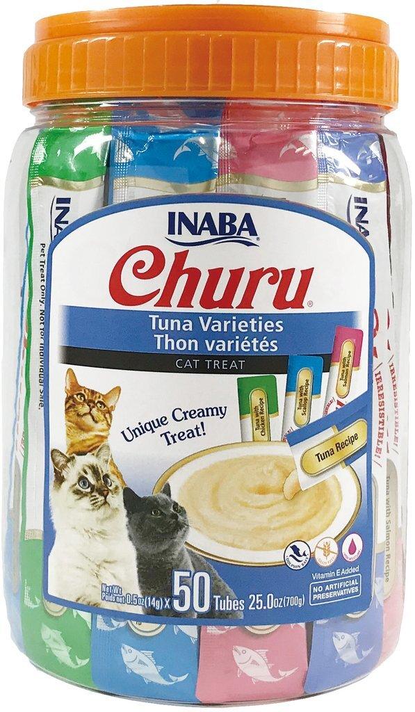 INABA Churu Tuna Varieties 50 Tubes - Sparklet