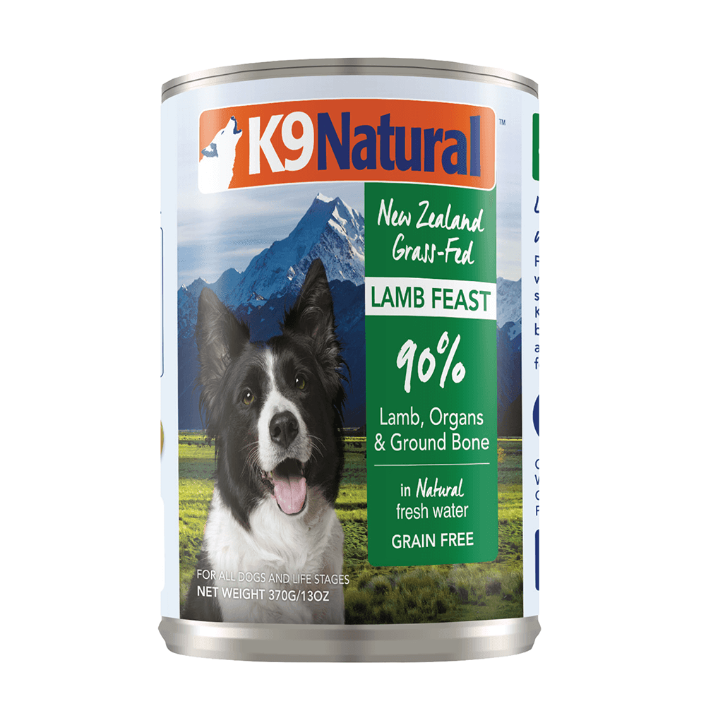 K9 Natural Canned Lamb Feast 370G / 370G X 12 - Sparklet