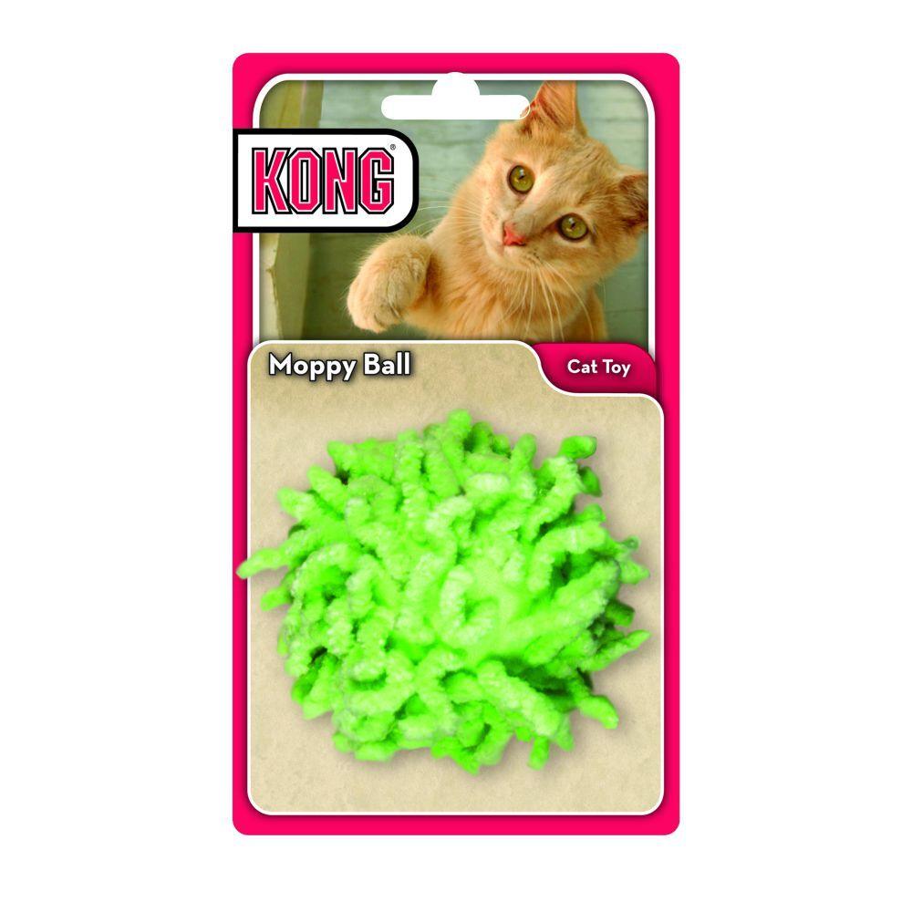 KONG Cat Active Moppy Ball Cat Toy (Random Colour) - Sparklet