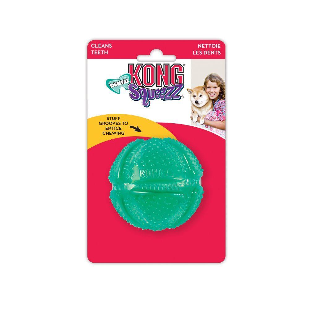 KONG Dog Toy Squeezz Dental Ball Medium - Sparklet