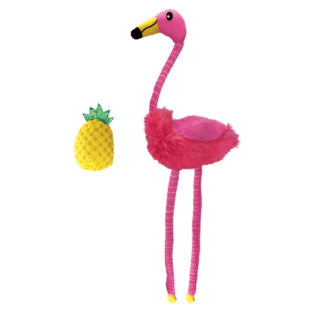 KONG Tropics Flamingo Cat 2-in-1 Catnip Toy - Sparklet