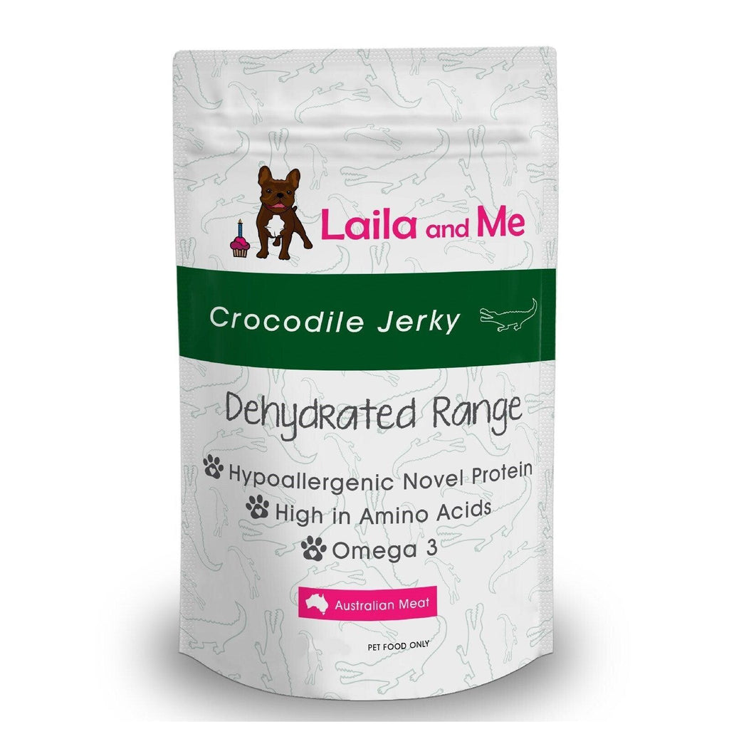 LAILA & ME Australian Air Dried Crocodile Jerky for Cats & Dogs 70G - Sparklet