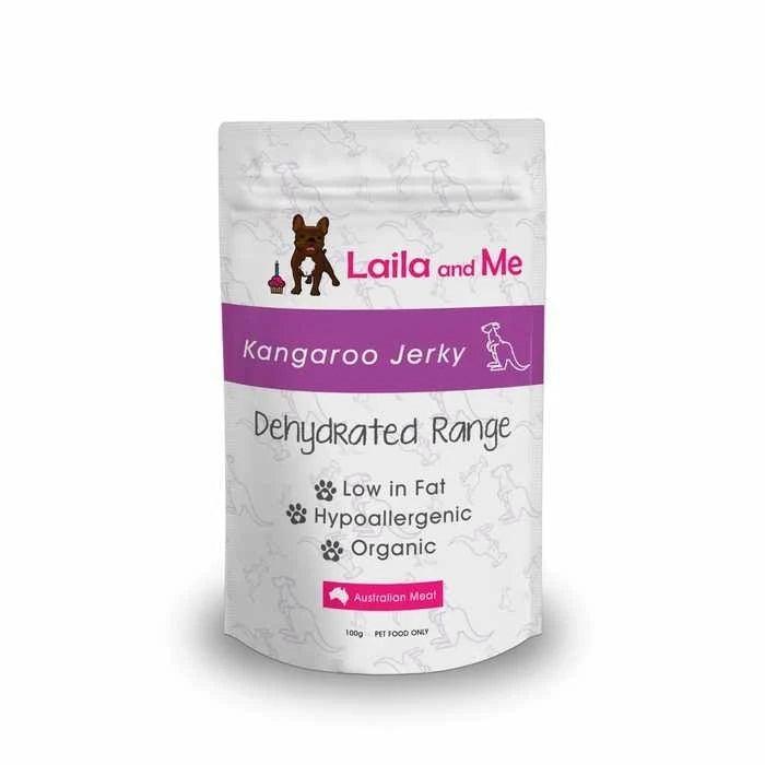 LAILA & ME Australian Dehydrated Kangaroo Jerky Cat & Dog Treats 140G - Sparklet