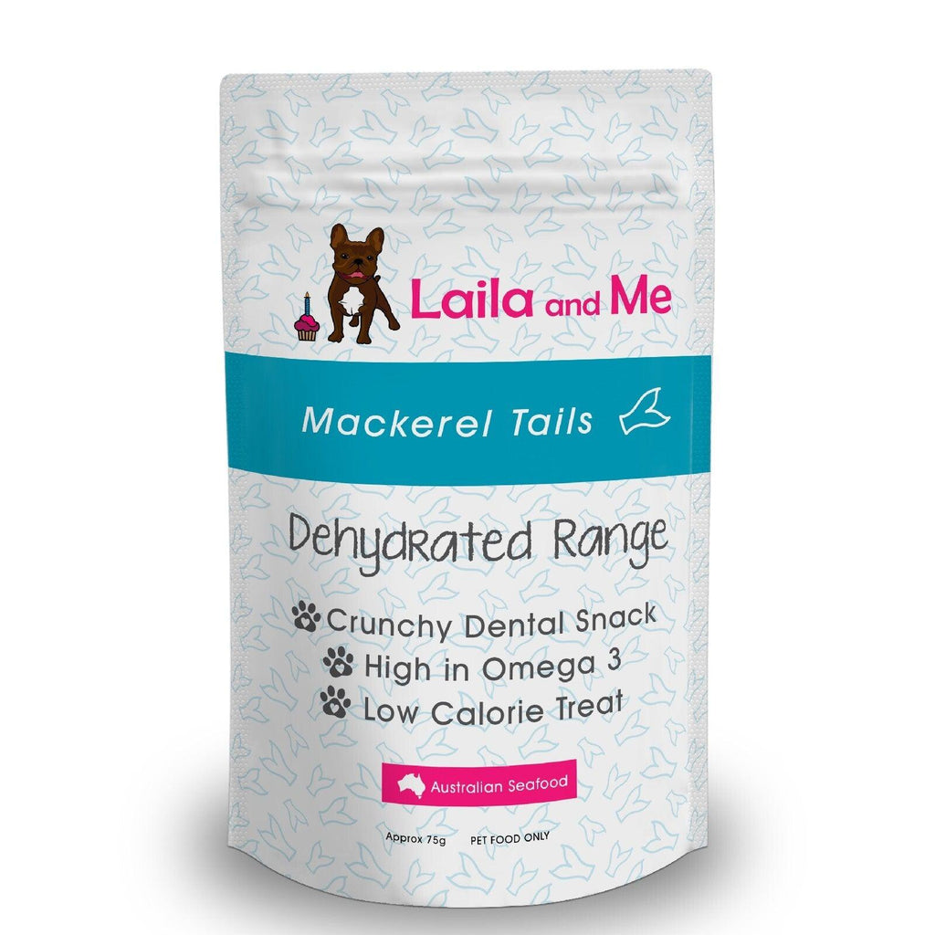 LAILA & ME Dehydrated Australian Mackerel Tails Cat & Dog Treats 180G - Sparklet