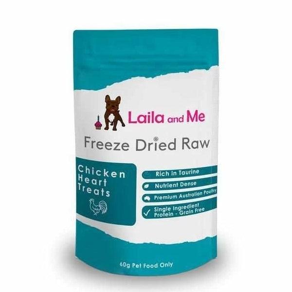 LAILA & ME Freeze Dried Australian Chicken Hearts for Cats & Dogs 140G - Sparklet