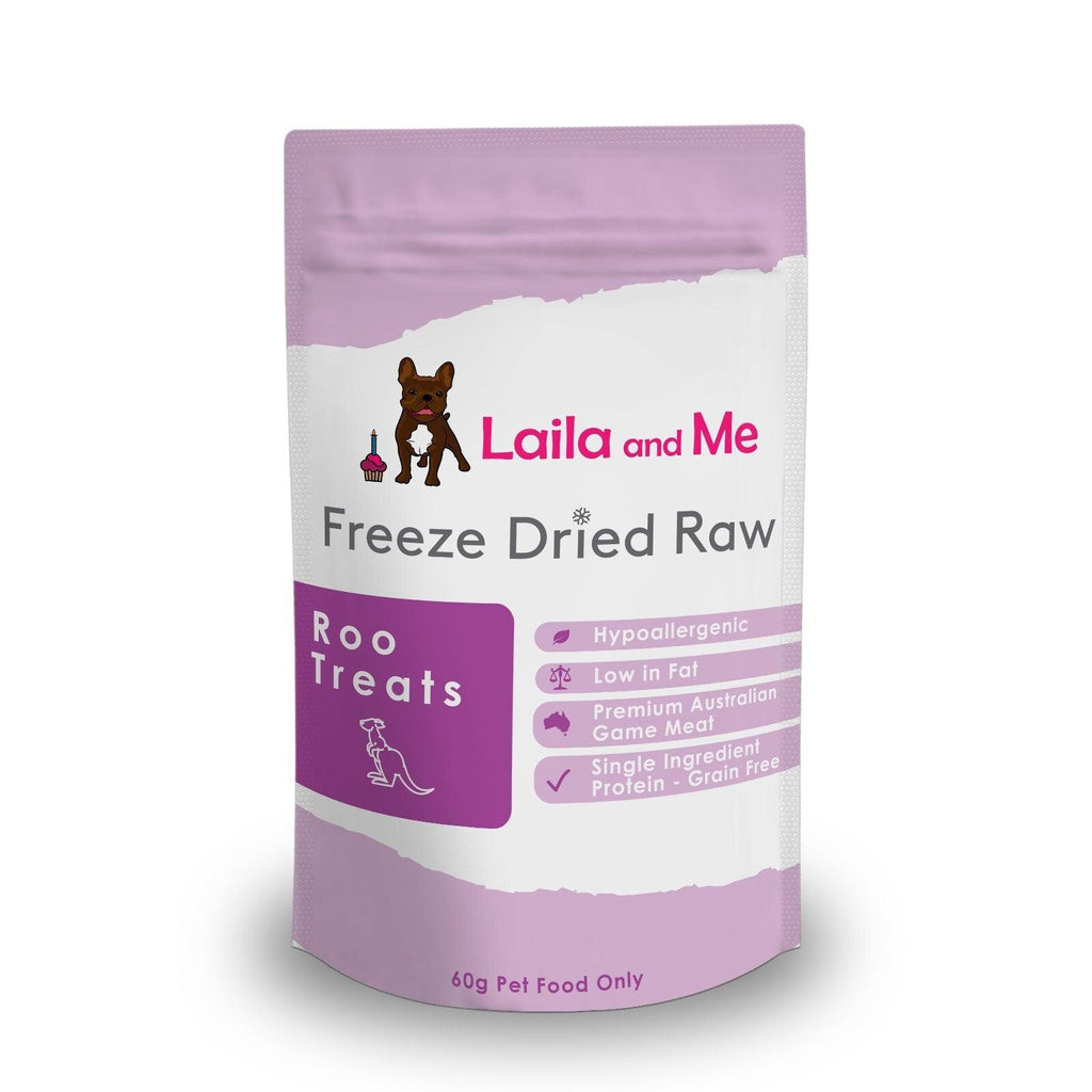 LAILA & ME Freeze Dried Australian Raw Kangaroo Treats For Cats and Dogs 140G - Sparklet