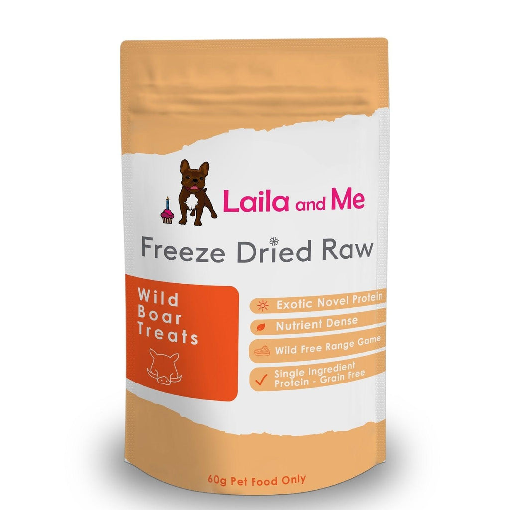 LAILA & ME Freeze Dried Raw Australian Wild Boar Dog Treats 140G - Sparklet