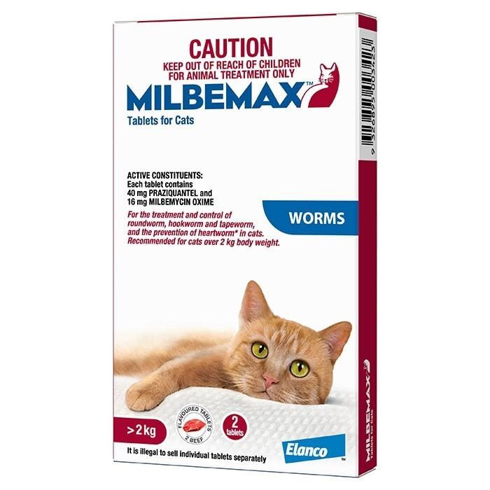 MILBEMAX Cat All wormer 2-8KG - Sparklet