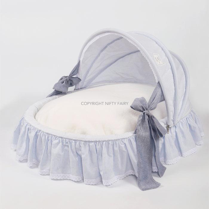 NIFTY FAIRY Four Season Removable & Washable Pet Cradle Bed - Blue - Sparklet