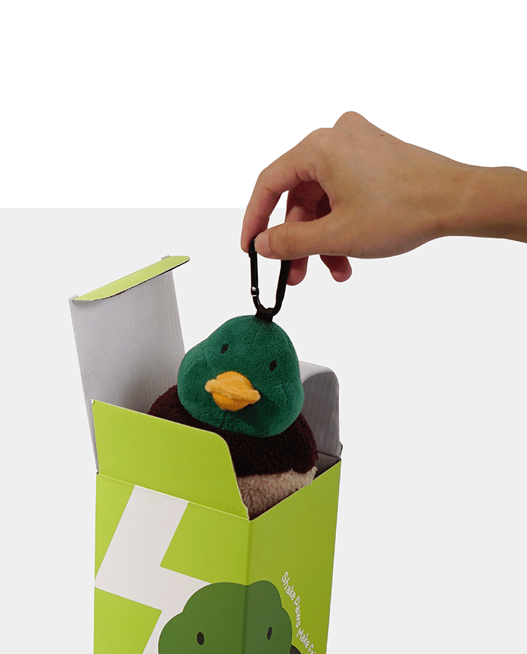 PAWZCITY Waste Poop Bag Soft Dispenser / Bag Charm – (Limited Duck Design) - Sparklet