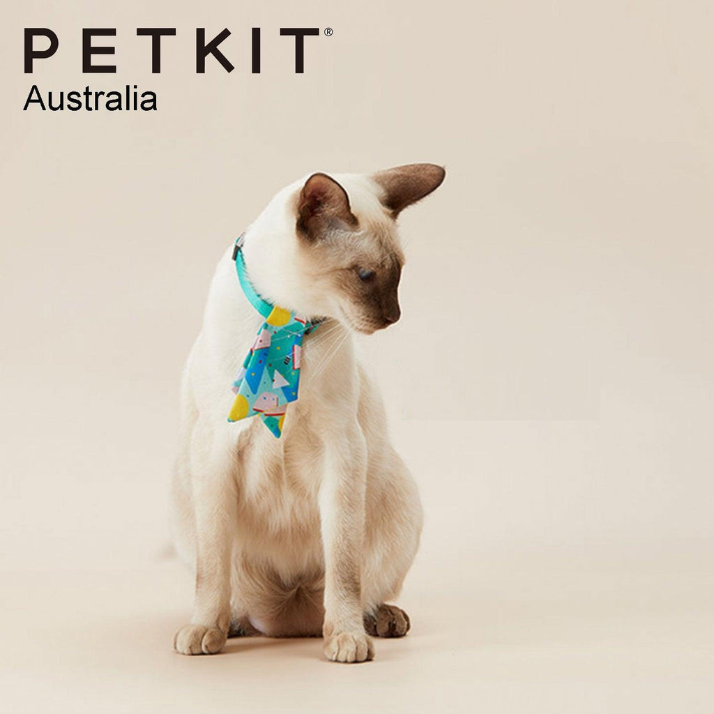 PETKIT Pet Tie Collars - Green Wood - Sparklet