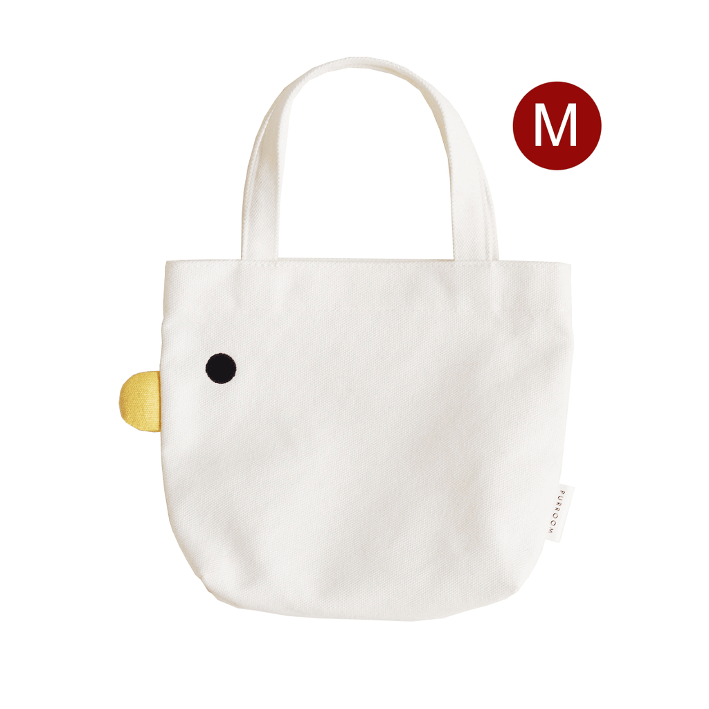 PURROOM Chick Canvas Tote Bag Large (For Human) - Sparklet