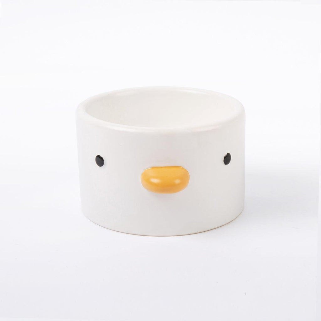 PURROOM Elevated Chick Ceramic Pet Bowl (Straight) - Sparklet