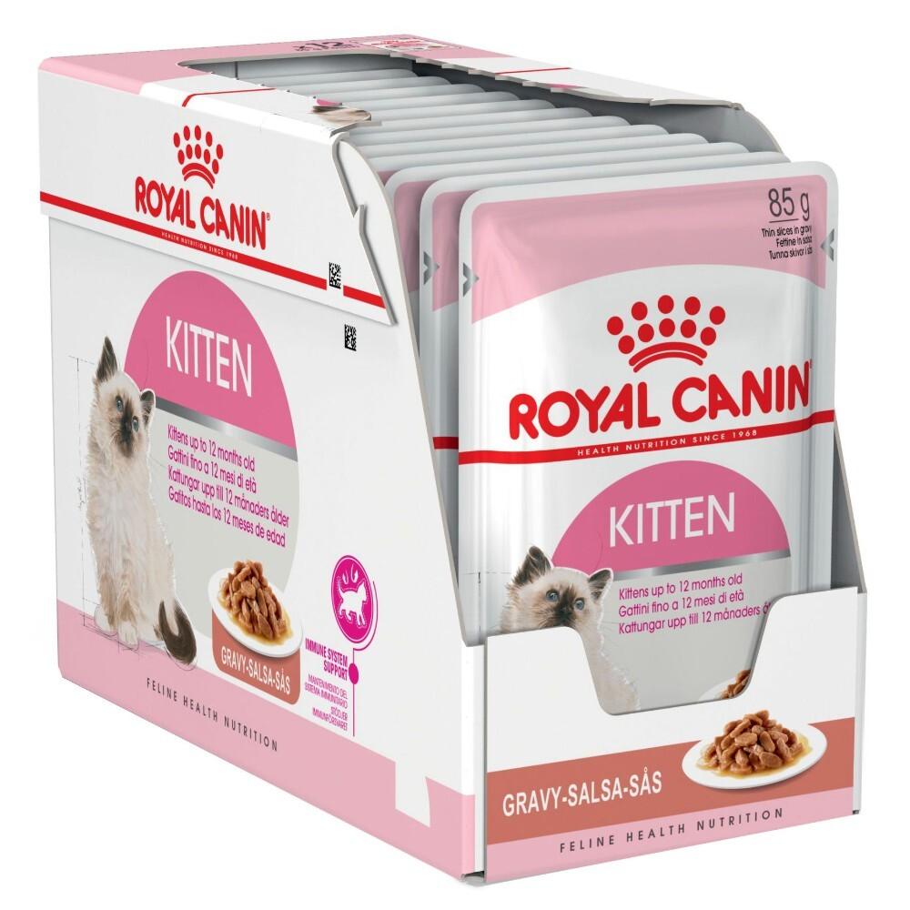 ROYAL CANIN Wet Cat Food Kitten Gravy Pouches - Sparklet