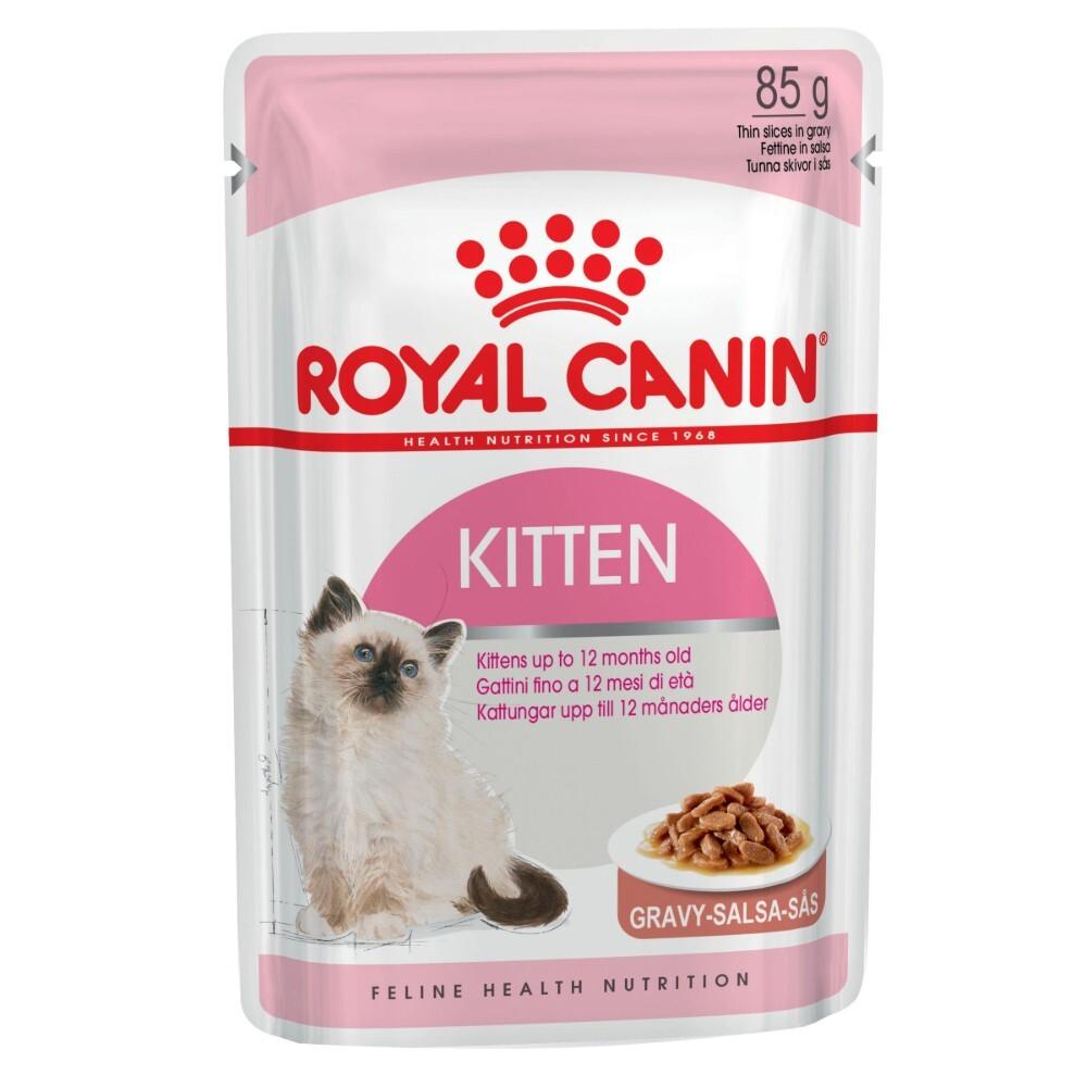 ROYAL CANIN Wet Cat Food Kitten Gravy Pouches - Sparklet