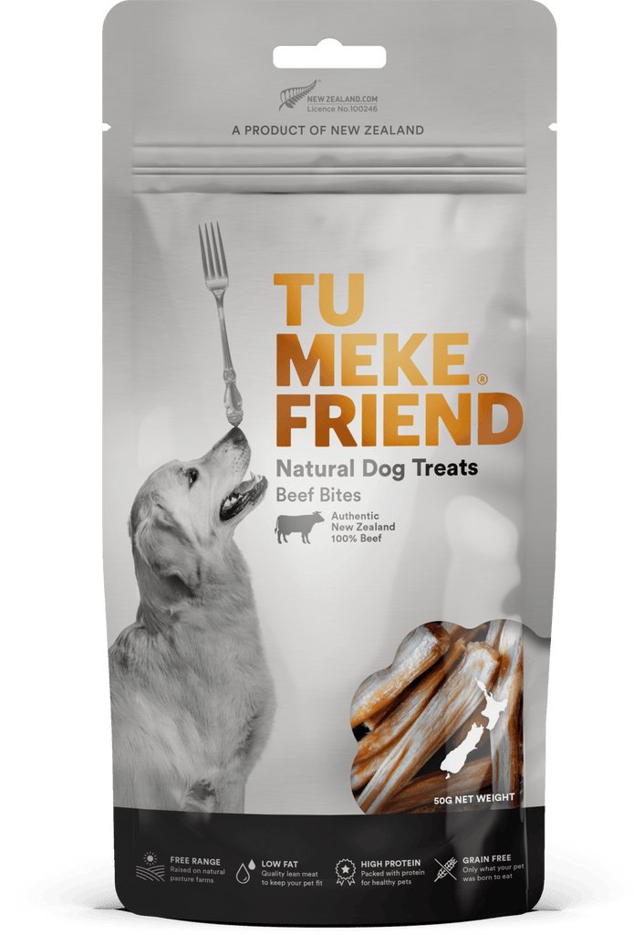 TU MEKE FRIEND Air-Dried Natural Dog Treats Beef Bites 50G - Sparklet