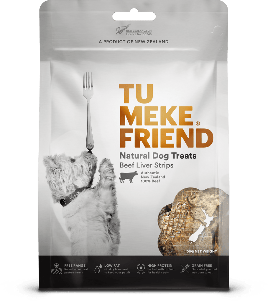 TU MEKE FRIEND Air-Dried Natural Dog Treats Beef Liver Strips 100G - Sparklet